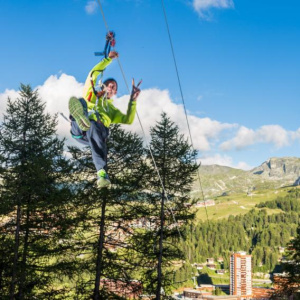 5. Tree climbing and tyrolean traverse